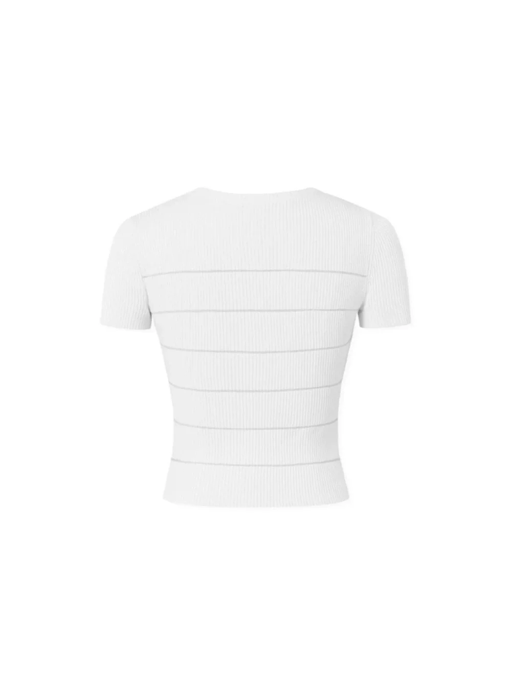 NAWS (NOTAWEAR) WHITE 3-CARAT ICE-KNIT TEE
